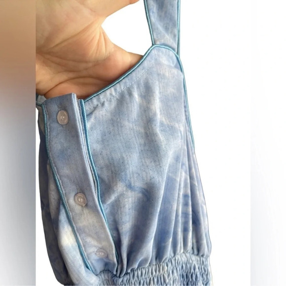 THE SHIRT ROCHELLE BEHRENS Tie-Dye Mini Dress Size XS - Picture 7 of 13